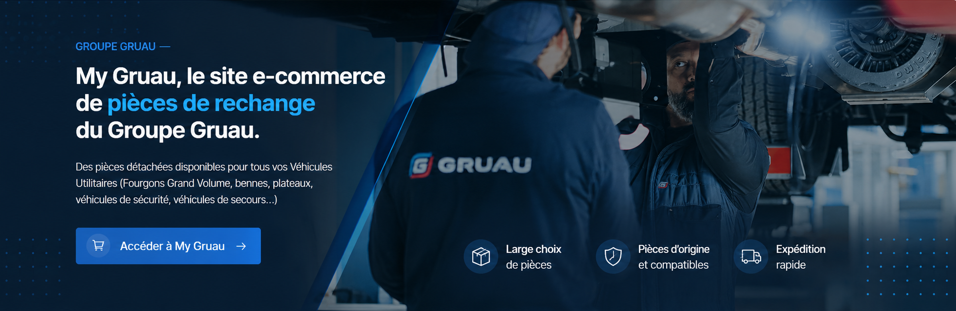 MyGruau, le service de Pièces de rechange en ligne du Groupe Gruau