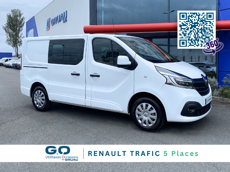 Renault Trafic 5 places cabine approfondie - van aménagé occasion (1)